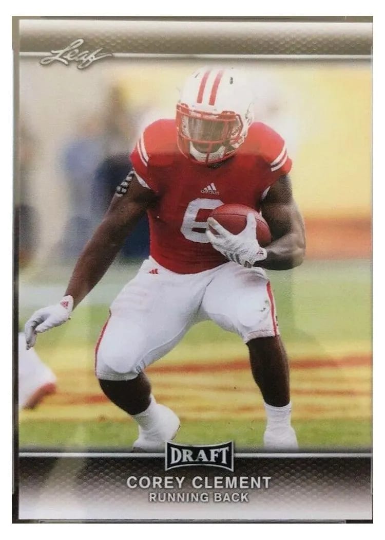 2017 Leaf Draft Corey Clement #15 card