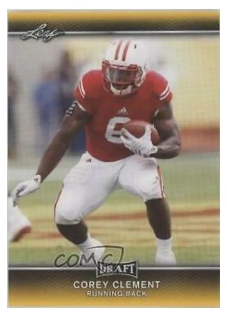 2017 Leaf Draft Corey Clement #15 card