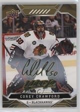 2019 Upper Deck MVP Corey Crawford Gold Script #110