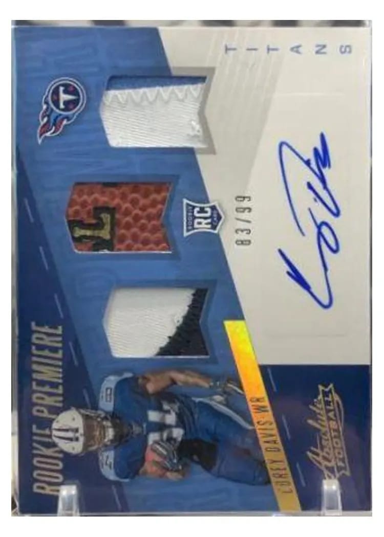 2017 Panini Absolute Corey Davis #227 card