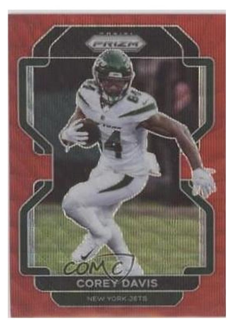 2021 Panini Prizm Base Set Corey Davis #84 card