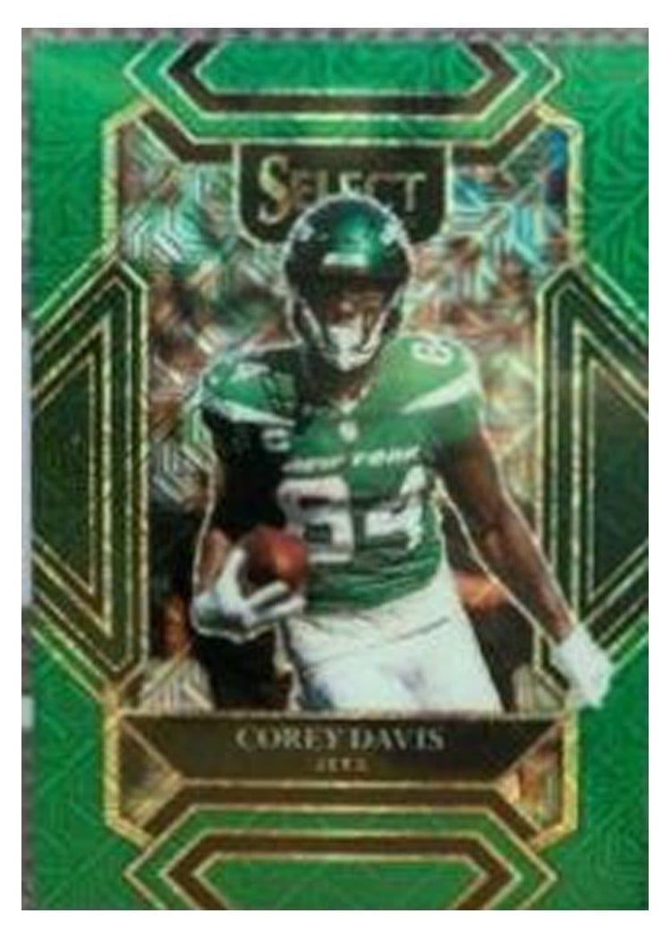 2021 Panini Select Base Set Corey Davis #327 card