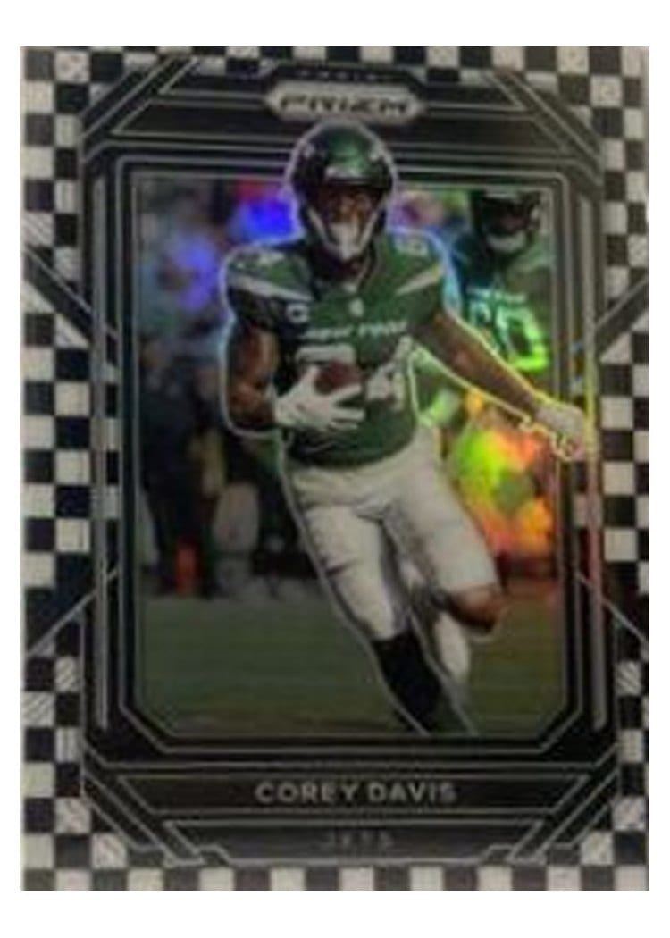 2022 Panini Prizm Base Set Corey Davis #228 card
