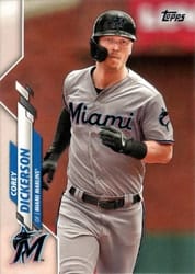 2020 Topps Base Set Corey Dickerson #592 card