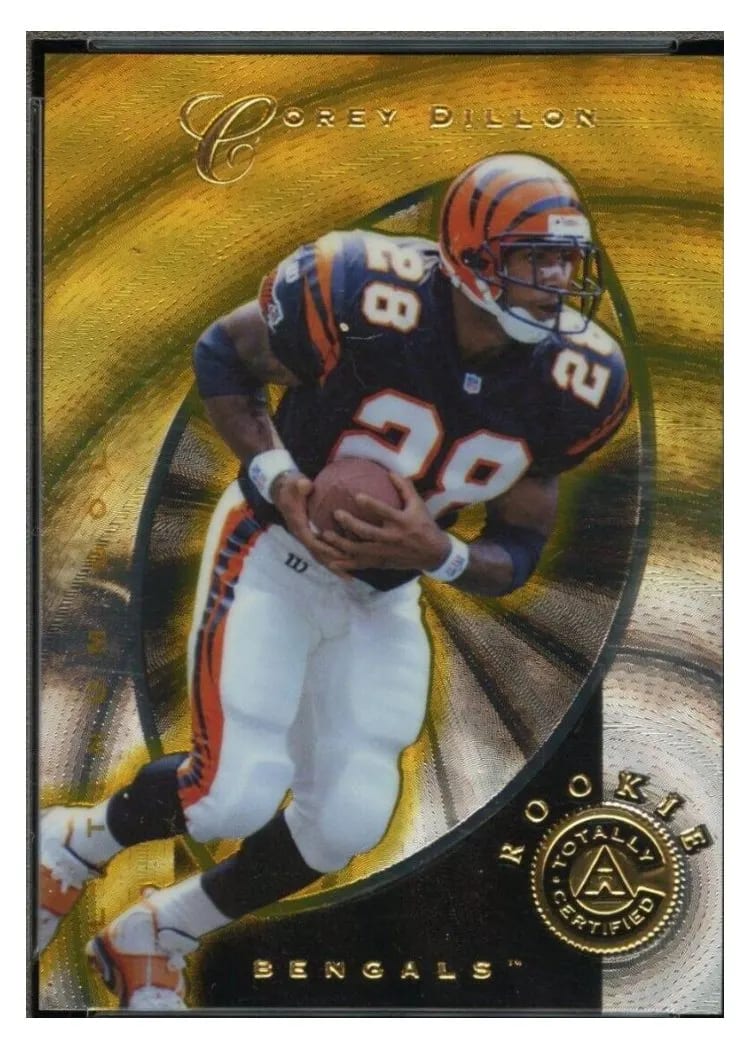 1997 Pinnacle Totally Certified Corey Dillon #145 card