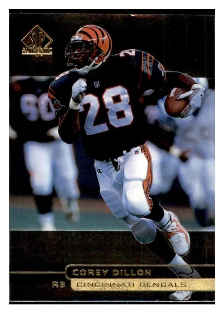 1998 SP Authentic Corey Dillon #59 card