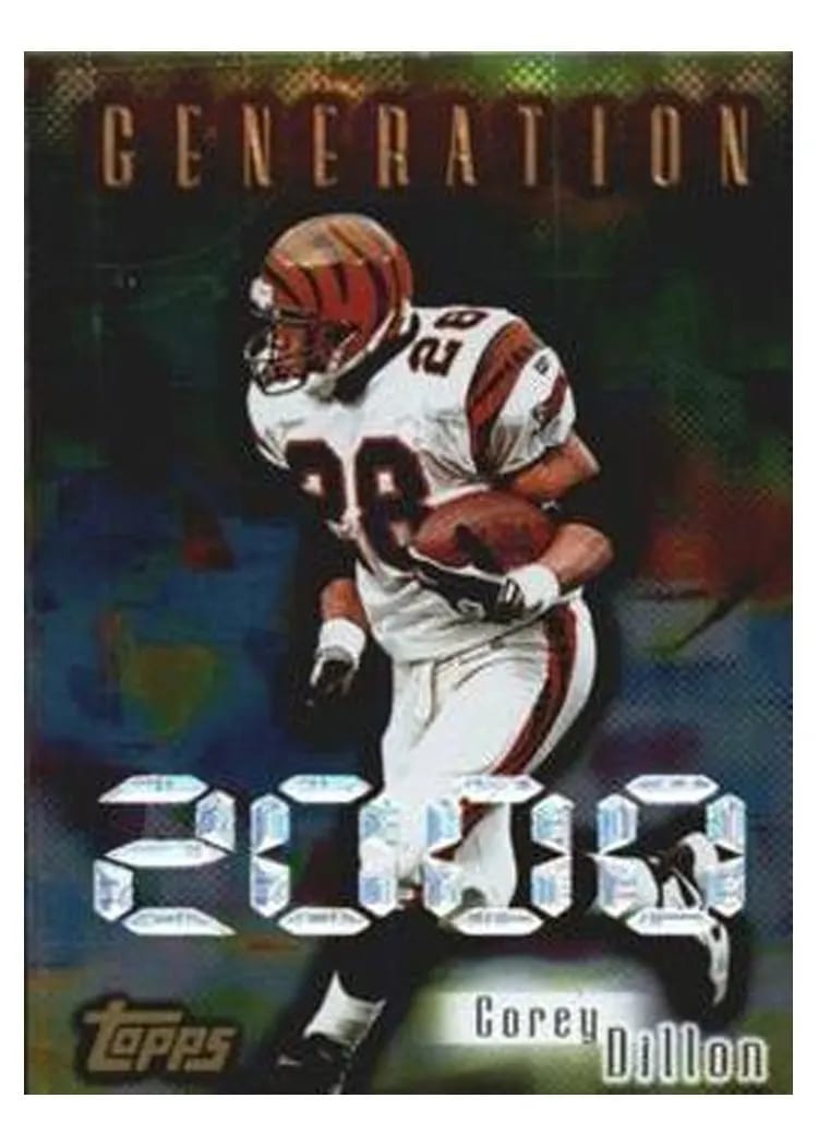 1998 Topps Generation 2000 Corey Dillon #GE3 card