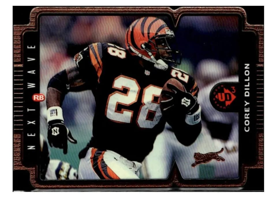 1998 Upper Deck UD3 Corey Dillon #38 card