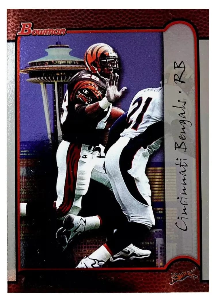 1999 Bowman Corey Dillon Interstate #46 card