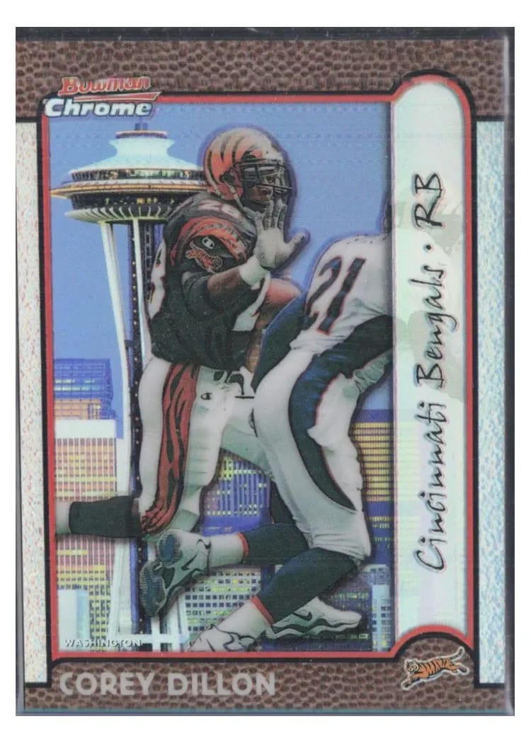 1999 Bowman Chrome Corey Dillon #46 card