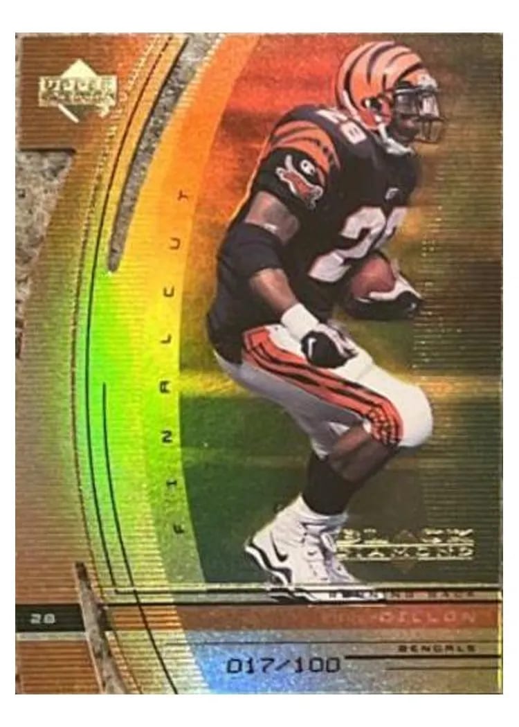 1999 Upper Deck Black Diamond Corey Dillon #24 card