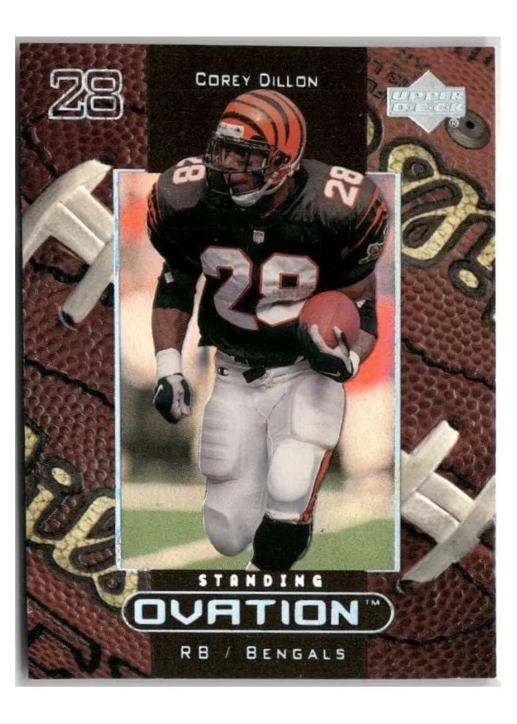 1999 Upper Deck Ovation Corey Dillon #12 card