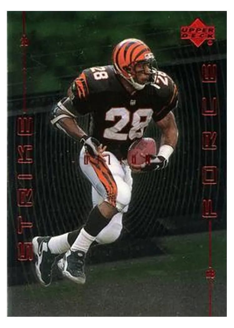 1999 Upper Deck Strike Force Corey Dillon #SF10 card