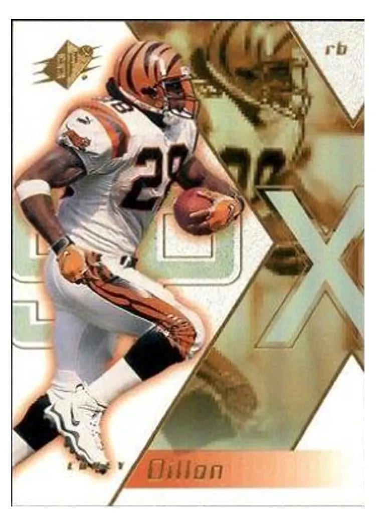 2000 Spx Corey Dillon #17 card