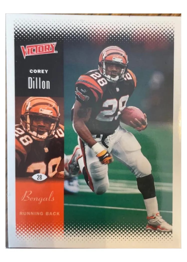 2000 Upper Deck Victory Corey Dillon #41 card