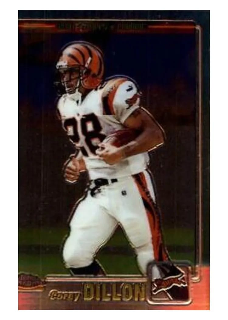 2001 Topps Chrome Corey Dillon #174 card