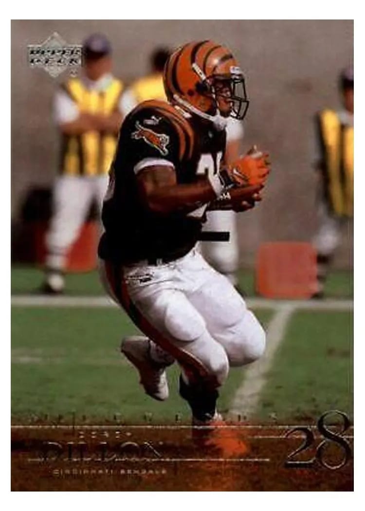 2001 Upper Deck Legends Corey Dillon #14 card