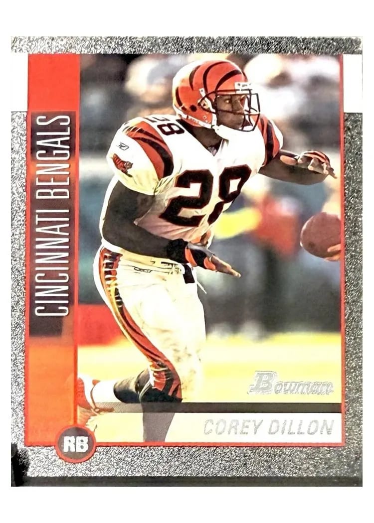 2002 Bowman Corey Dillon #21 card