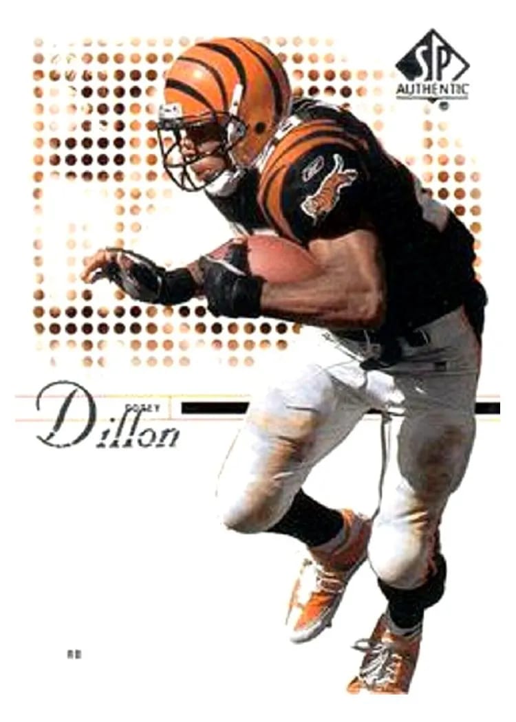 2002 SP Authentic Corey Dillon #69 card