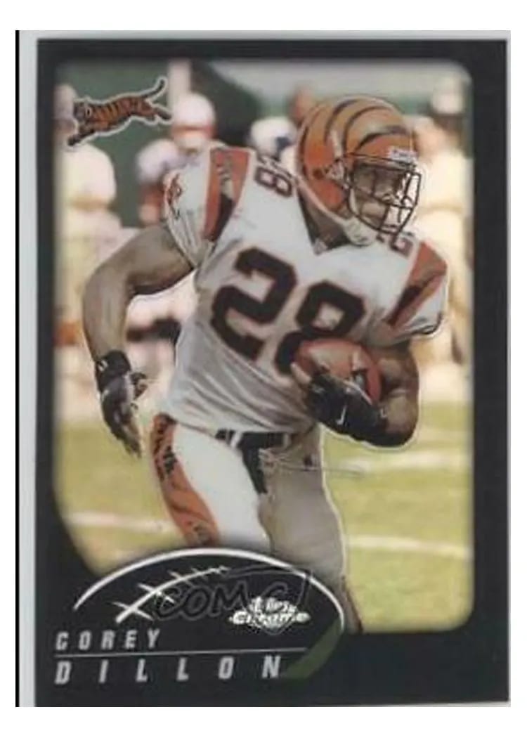 2002 Topps Chrome Corey Dillon #8 card