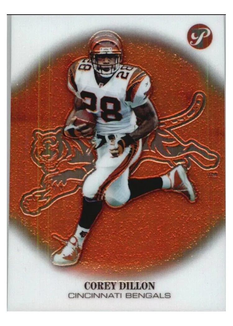 2002 Topps Pristine Corey Dillon #29 card