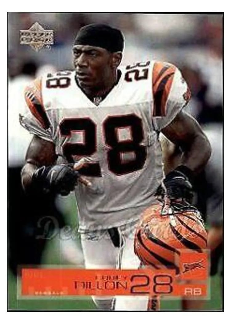 2002 Upper Deck Corey Dillon #37 card