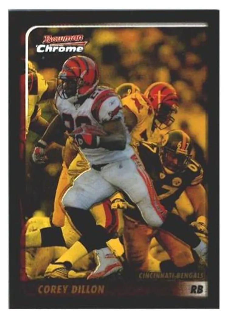 2003 Bowman Chrome Corey Dillon #52 card