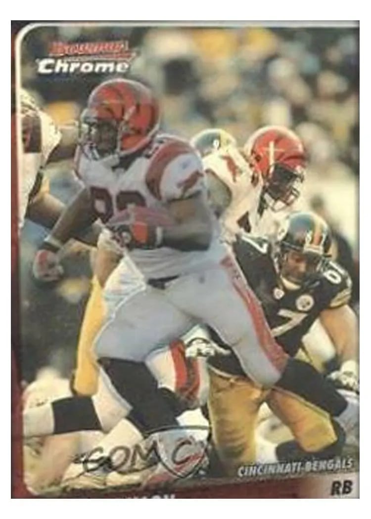 2003 Bowman Chrome Corey Dillon #52 card