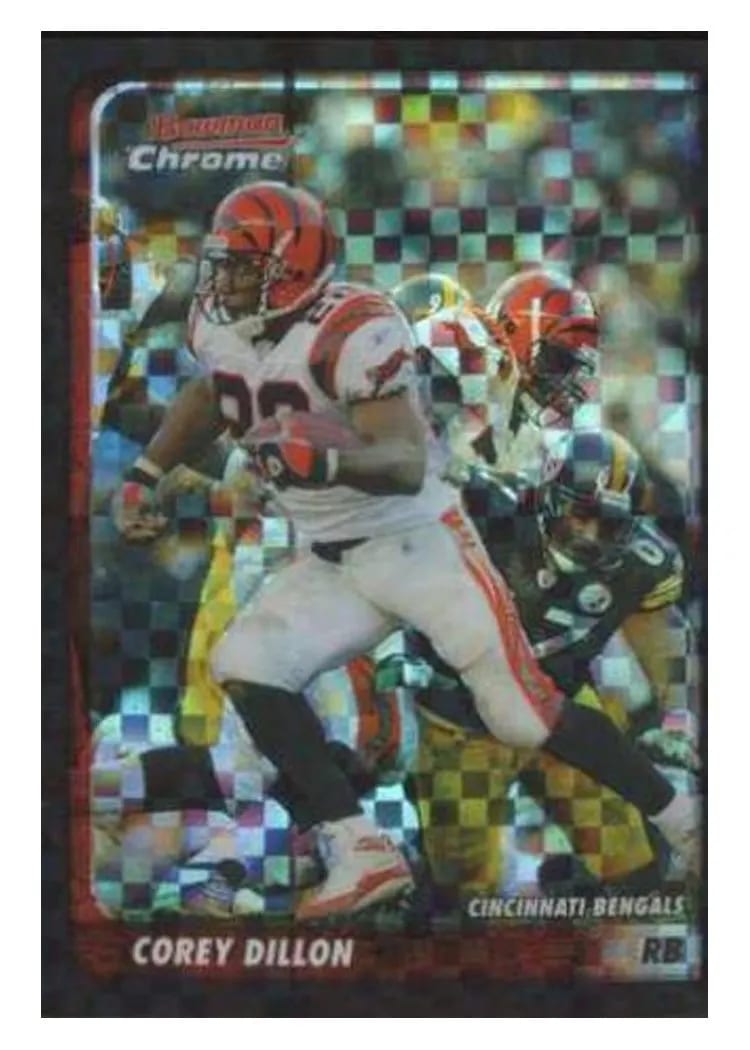 2003 Bowman Chrome Corey Dillon #52 card