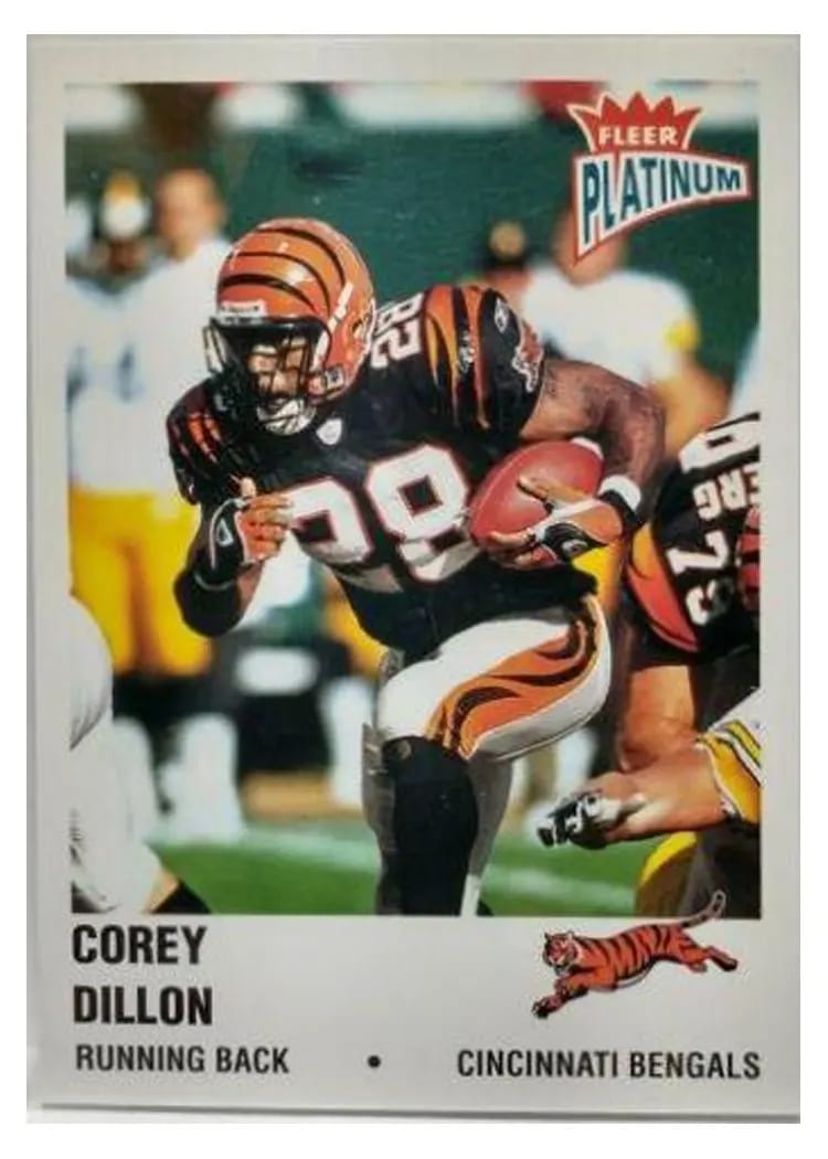 2003 Fleer Platinum Corey Dillon #43 card