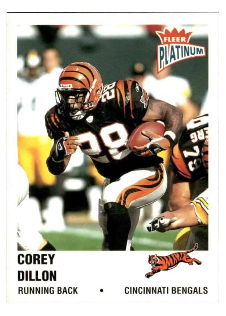 2003 Fleer Platinum Corey Dillon #43 card