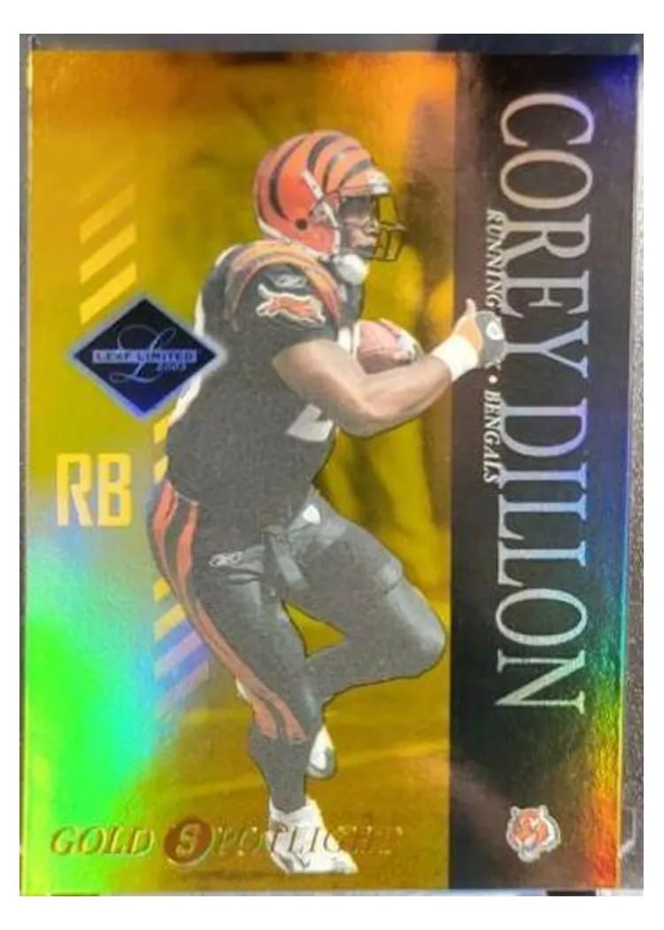 2003 Leaf Limited Corey Dillon #17 card