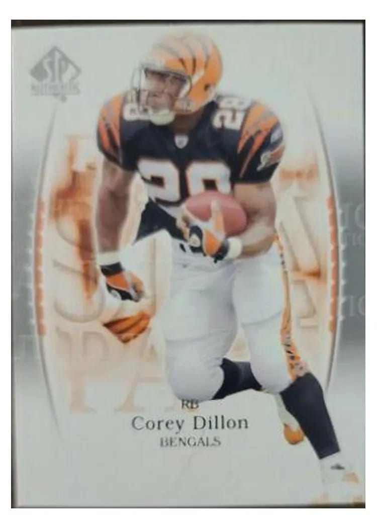 2003 SP Authentic Corey Dillon #42 card