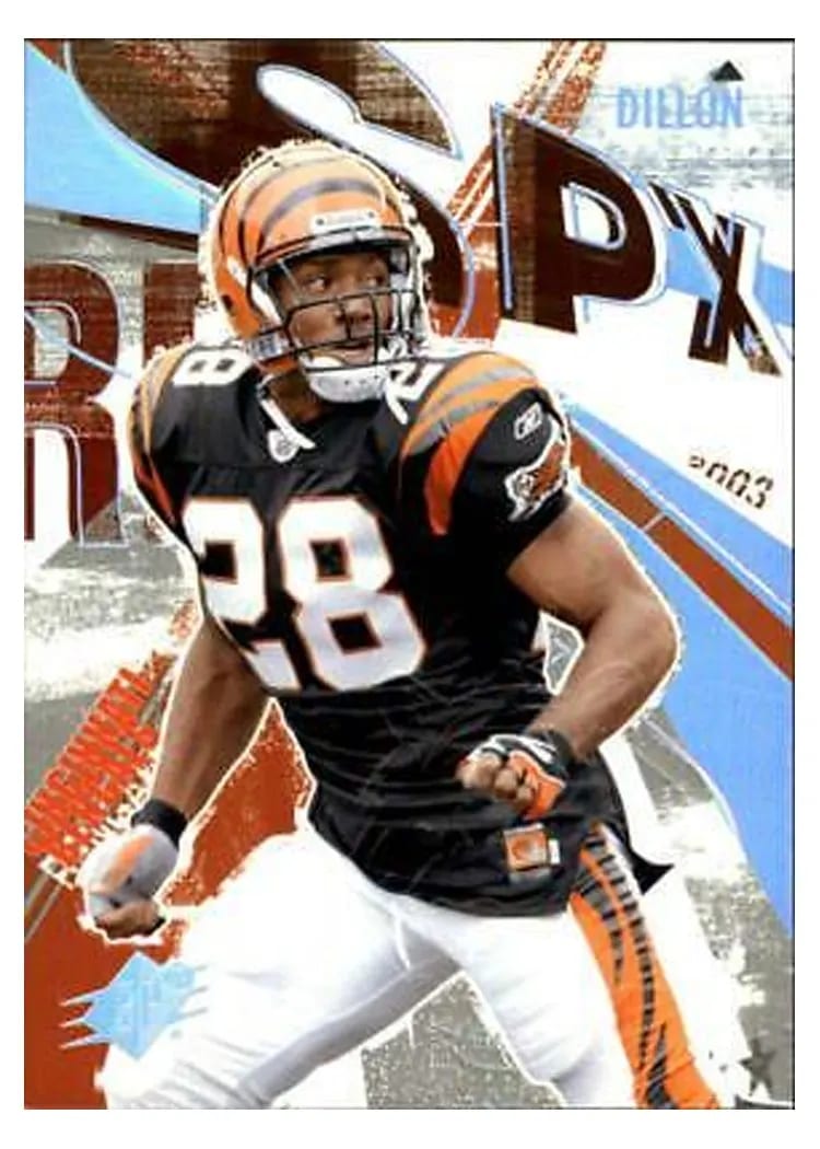 2003 Spx Corey Dillon #42 card