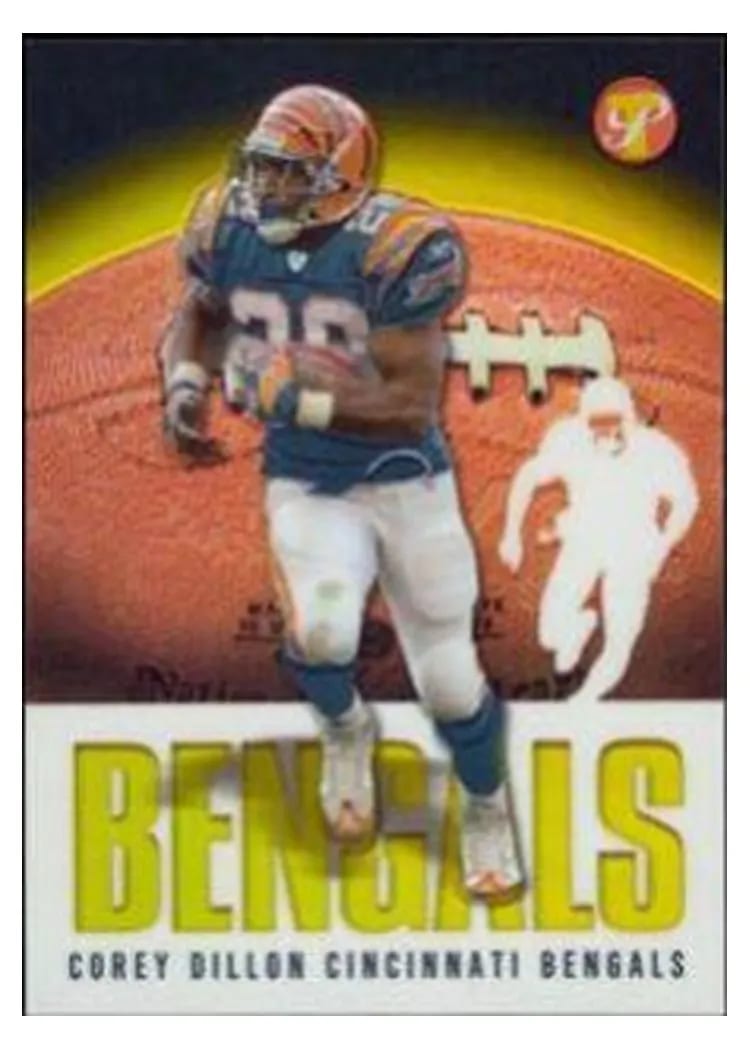 2003 Topps Pristine Corey Dillon #33 card