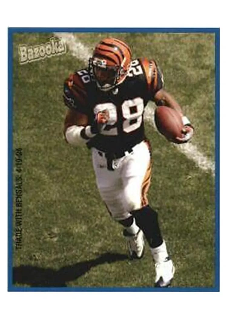 2004 Bazooka Corey Dillon #7 card