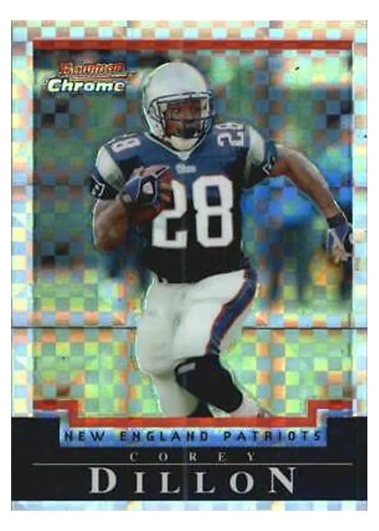 2004 Bowman Chrome Corey Dillon #53 card