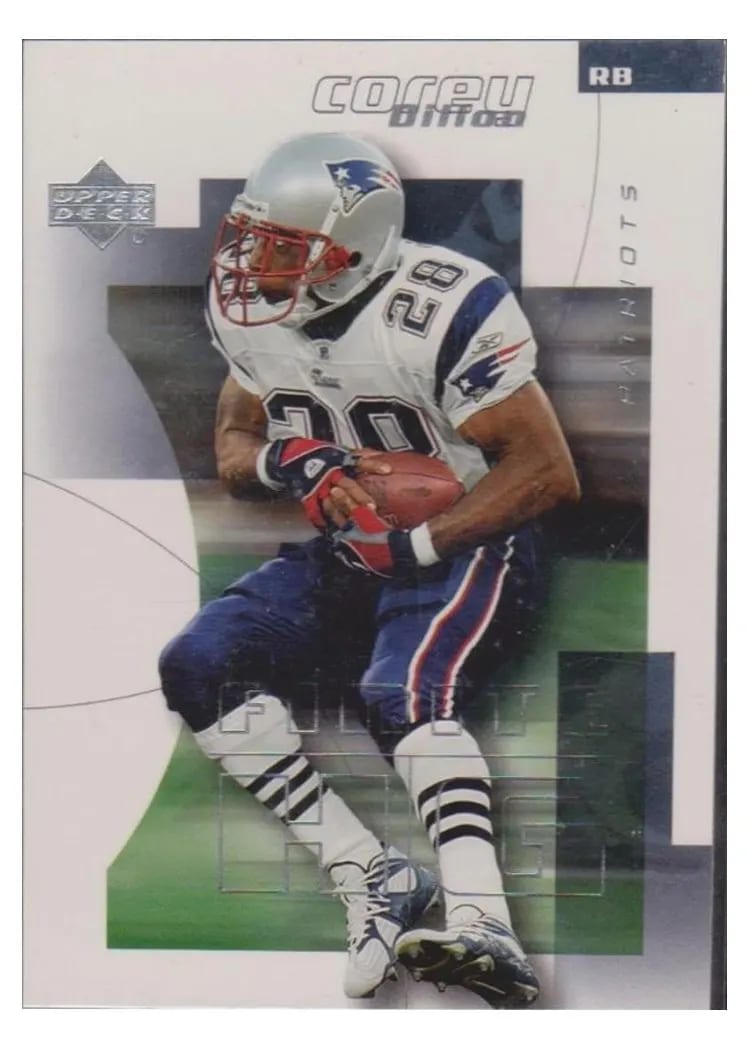 2004 Upper Deck Finite Corey Dillon #60 card