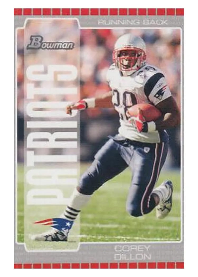2005 Bowman Corey Dillon #28 card
