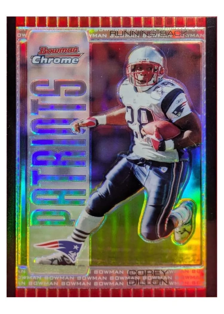 2005 Bowman Chrome Corey Dillon #12 card