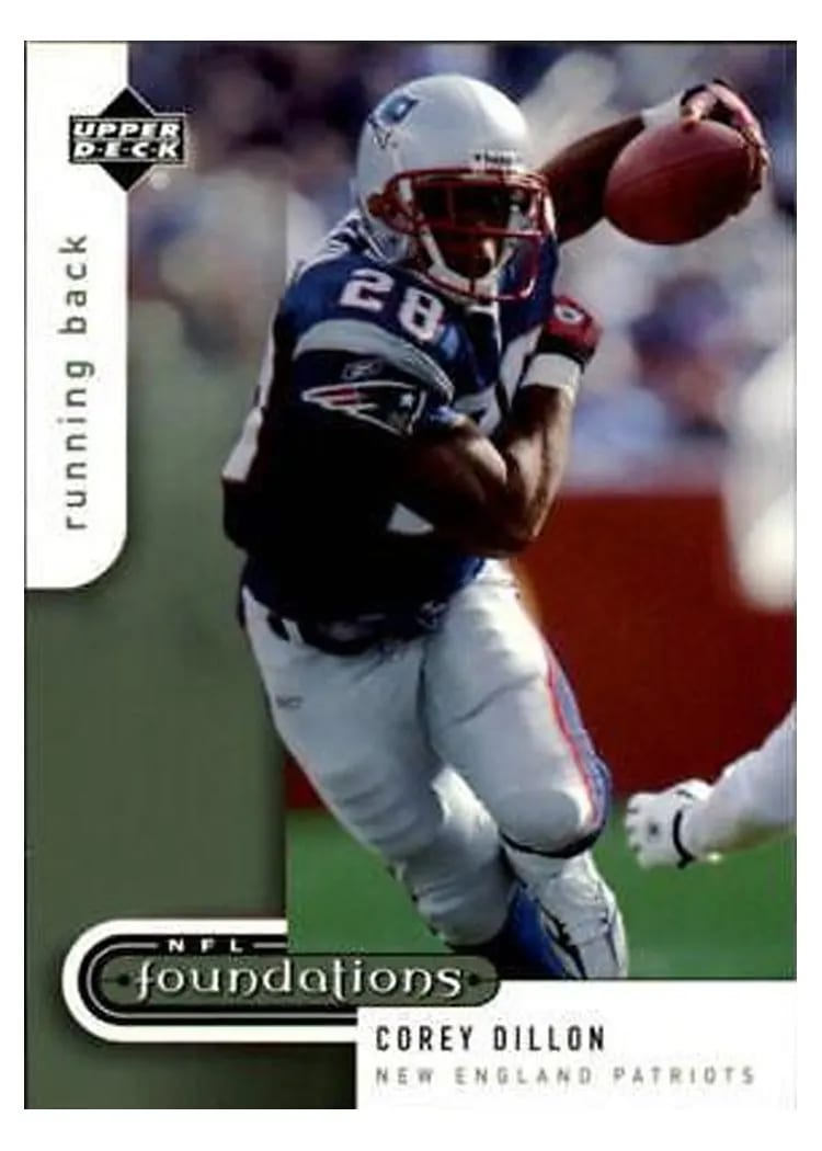 2005 Upper Deck Foundations Corey Dillon #56 card