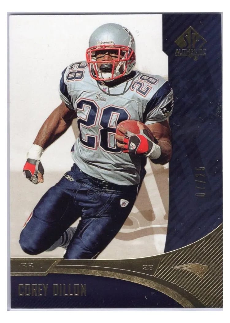 2006 SP Authentic Corey Dillon #52 card
