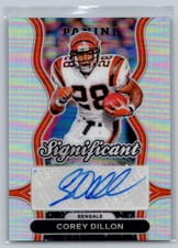 2024 Panini Prizm Significant Signatures Corey Dillon #SS-CDN card