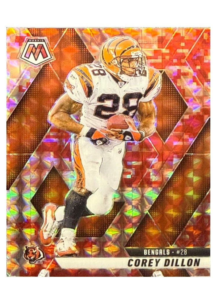 2025 Panini Mosaic Base Set Corey Dillon #158 card