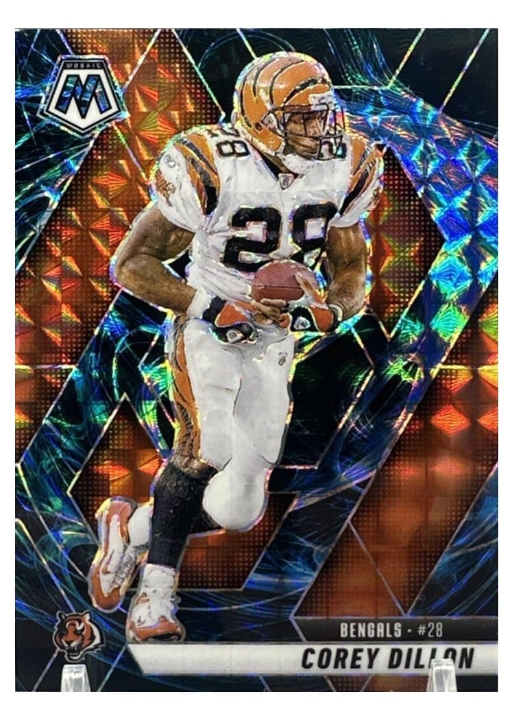 2025 Panini Mosaic Base Set Corey Dillon #158 card