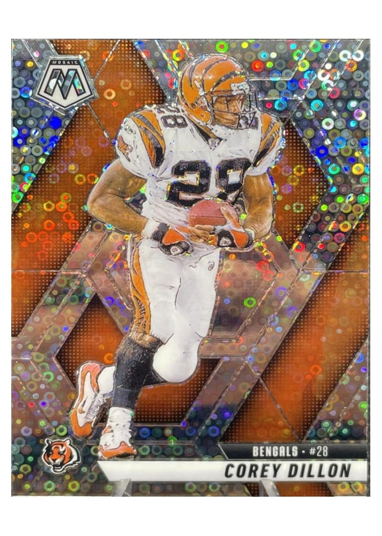 2025 Panini Mosaic Base Set Corey Dillon #158 card