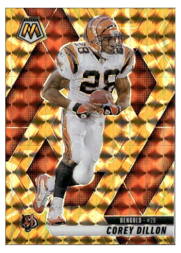 2025 Panini Mosaic Base Set Corey Dillon #158 card