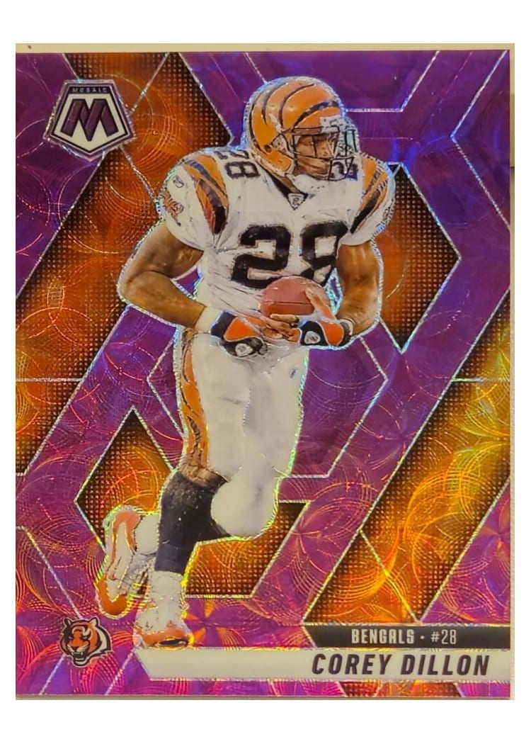 2025 Panini Mosaic Base Set Corey Dillon #158 card