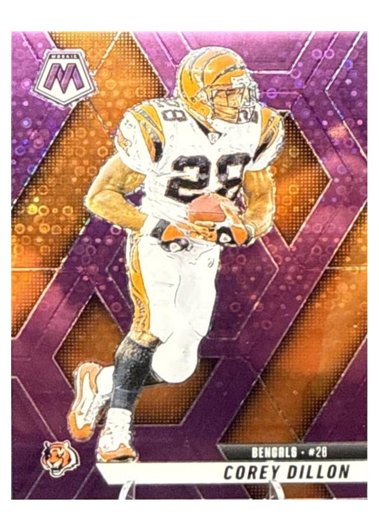 2025 Panini Mosaic Base Set Corey Dillon #158 card