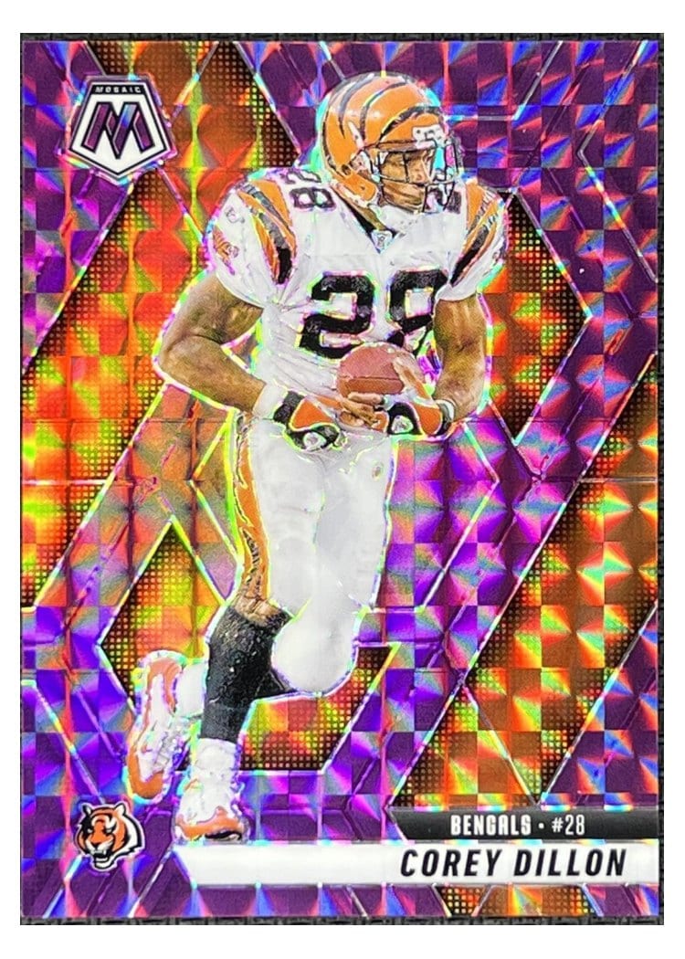 2025 Panini Mosaic Base Set Corey Dillon #158 card